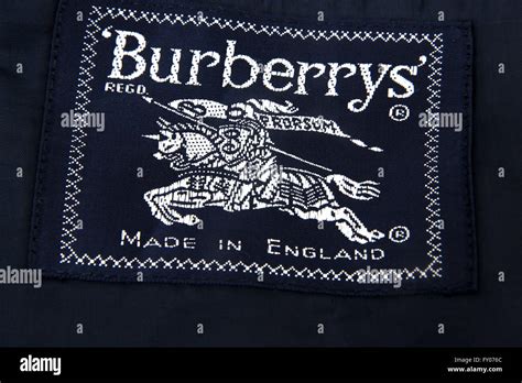 genuine burberry coat logo